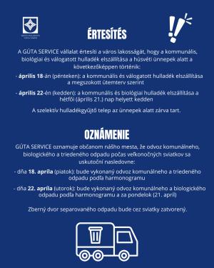Hulladékszállítás az ünnepek alatt