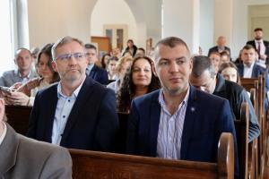 Kárpáty Ernő és Peczár károly a közönség soraiban